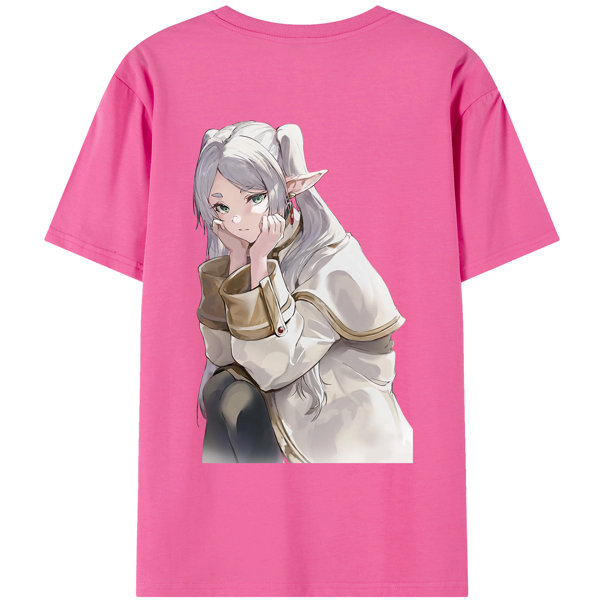 （画像用） 葬送のフリーレン Frieren レディース半袖Tシャツ(バックプリント)